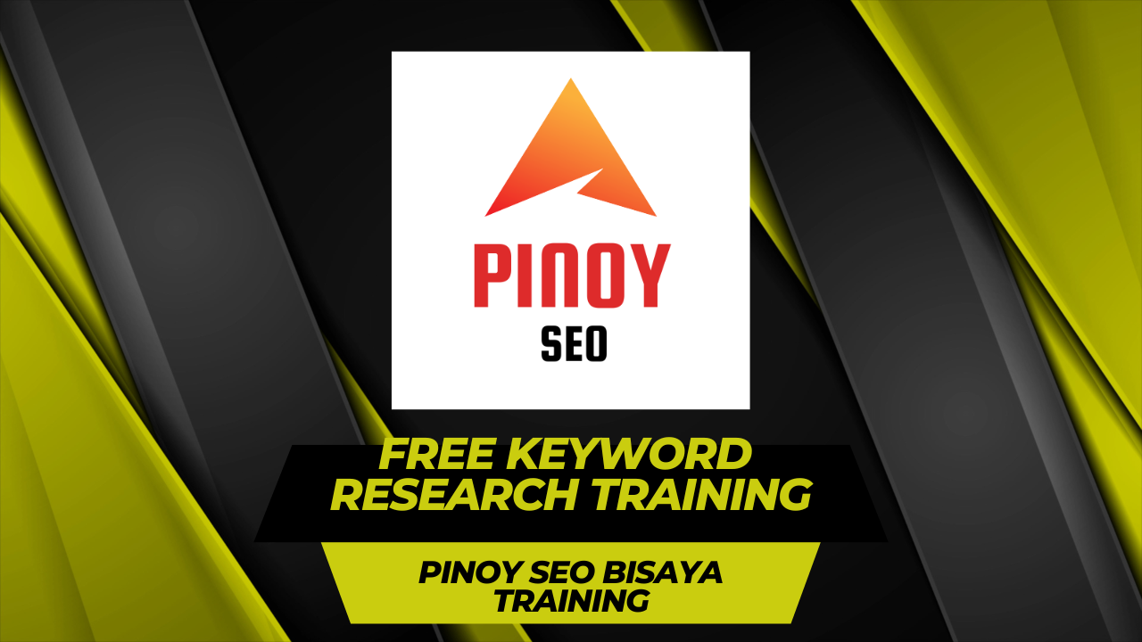 SEO Keyword Research Training in the Philippines by Pinoy SEO Bisaya Training