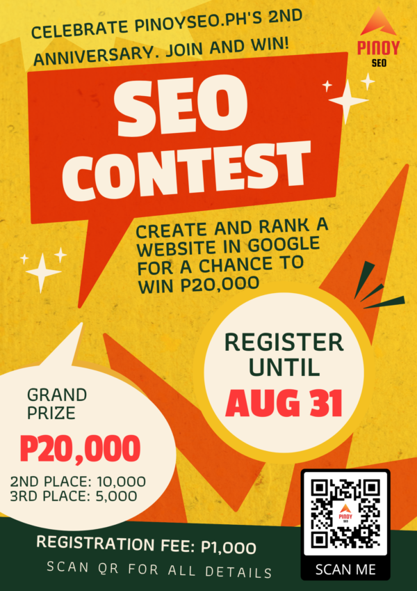 2nd Anniversary SEO Contest - Registration