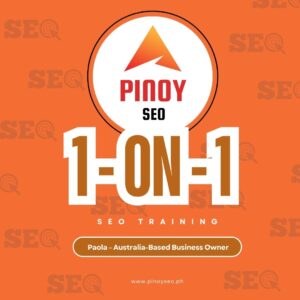 1 on 1 SEO Training - Paola - Australia-Based Business Owner