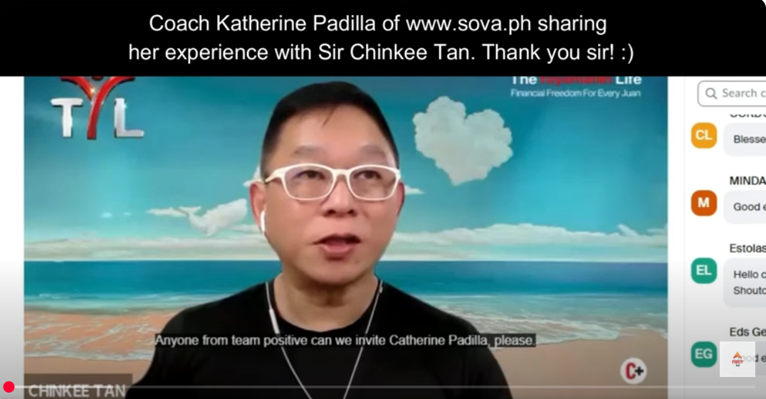 Chinkee Tan Interviews SOVA.ph Co-Founder Coach Kathy Padilla (Coach Leandro’s Wife)