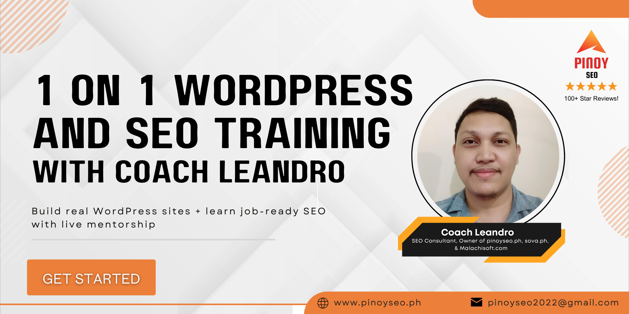 1 on 1 WordPress and SEO Training with Coach Leandro