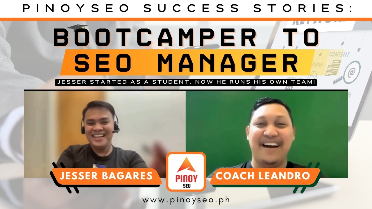SEO Bootcamp Student Testimonial – Jesser Bagares