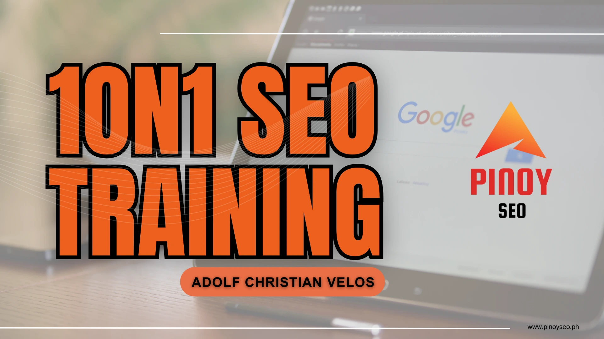 1 on 1 SEO Training – Adolf Christian Velos
