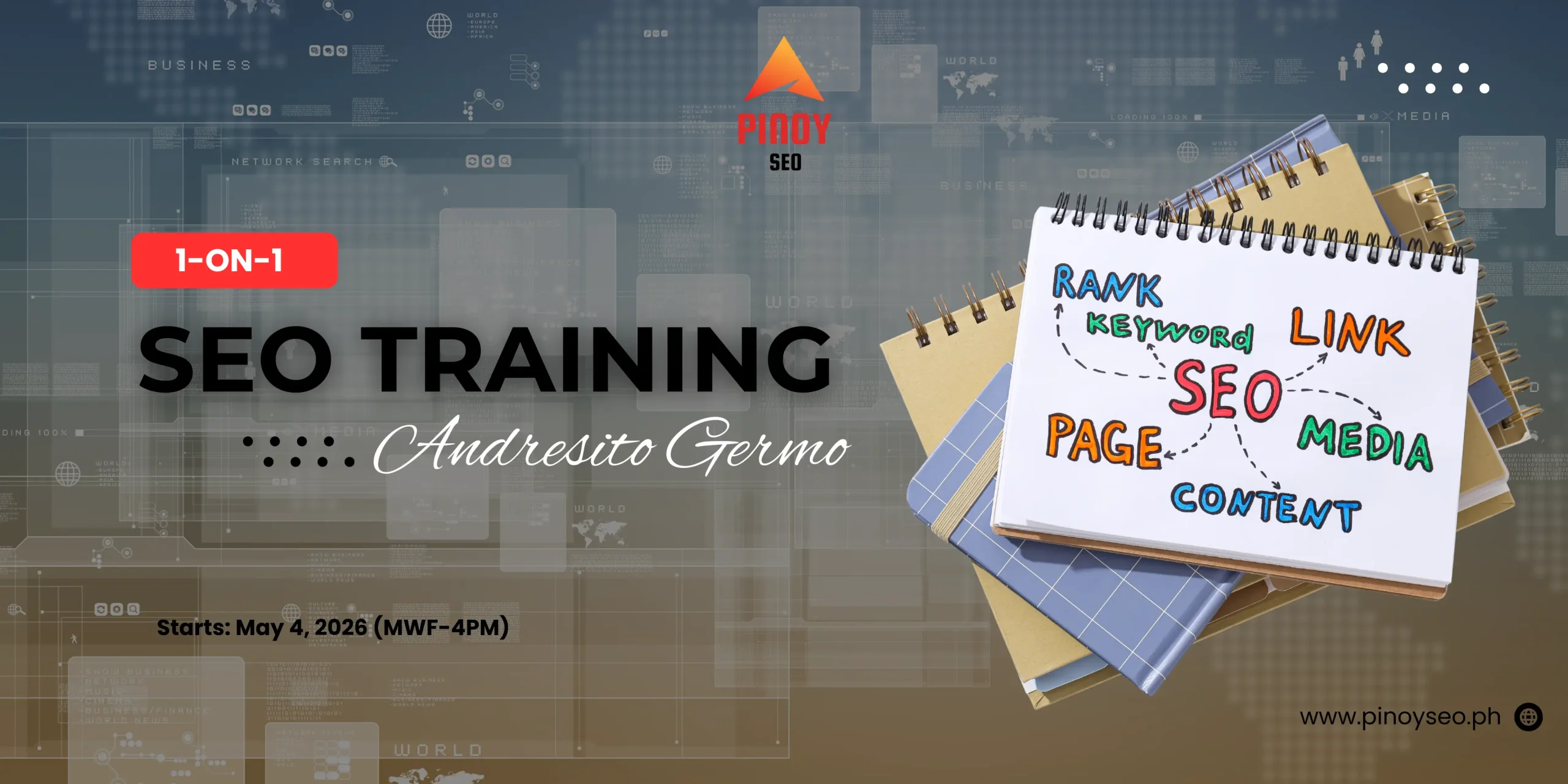 1 on 1 SEO Training – Andresito Germo