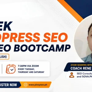Batch 42 – 4-Week Online SEO with GEO Bootcamp – June 30, 2026 - August 1, 2026 – Bisaya -English - Reservations