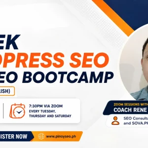 Batch 42 – 4-Week Online SEO with GEO Bootcamp – June 30, 2026 - August 1, 2026 – Bisaya -English