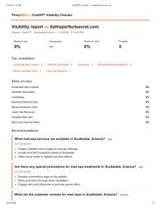 Introducing the Free PinoySEO ChatGPT Visibility Checker (With a Real Report Walkthrough)