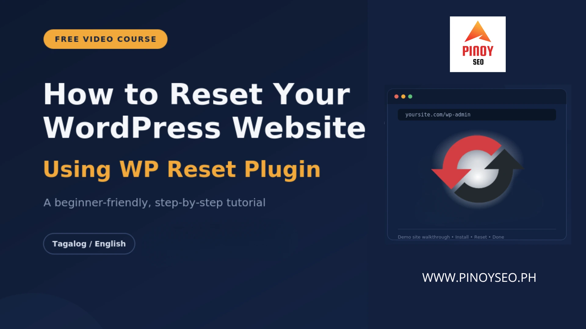 How to Reset Your WordPress Website Using WP Reset Plugin