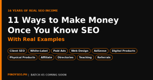 11 Ways to Make Money Once You Know SEO (With Real Examples)