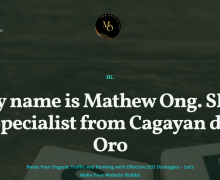 Mathew Sebastian M. Ong - Cagayan De Oro City